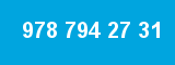 978 794 27 31 978 794 27 31
